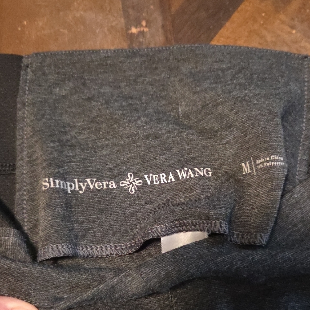 Simply Vera Vera Wang Gray Leggings - Picture 3 of 3